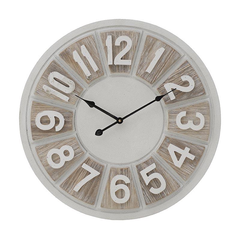 3204840421 SAT ZIDNI DRVENI U BEŽ NATURAL BOJI 50*5cm