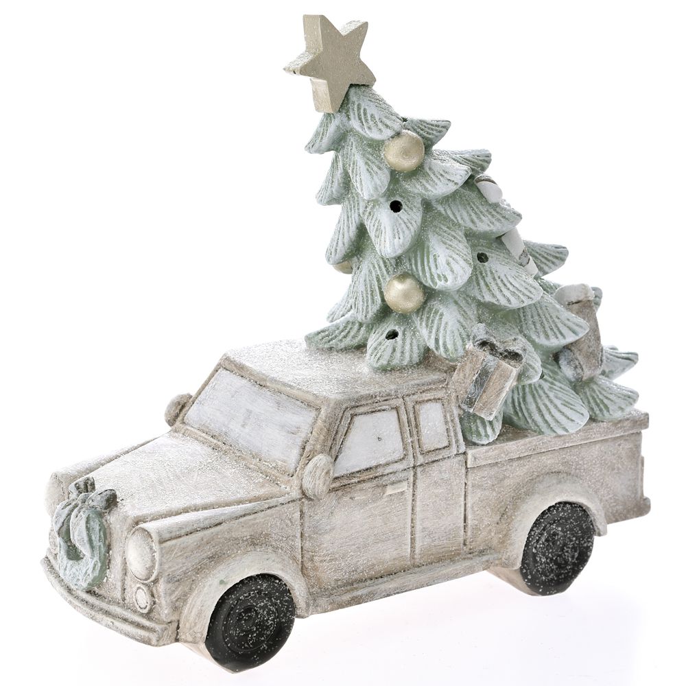 72134 AUTO SA JELKOM OD POLIREZINA 29*25cm