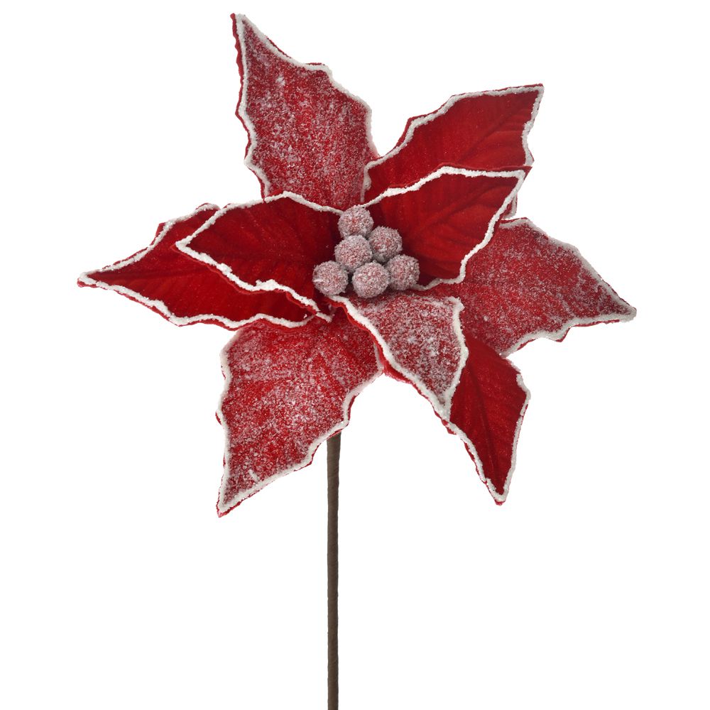 75472 BOŽIĆNI CVET CRVENI 25X65 CM