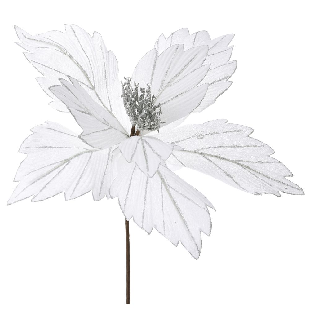 72846 BOŽIĆNI SVET BELO SREBRNI 50 CM