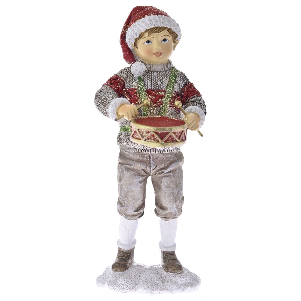 76023 DEČAK SVIRA DOBOŠ OD POLIREZINA 11X7X16 CM