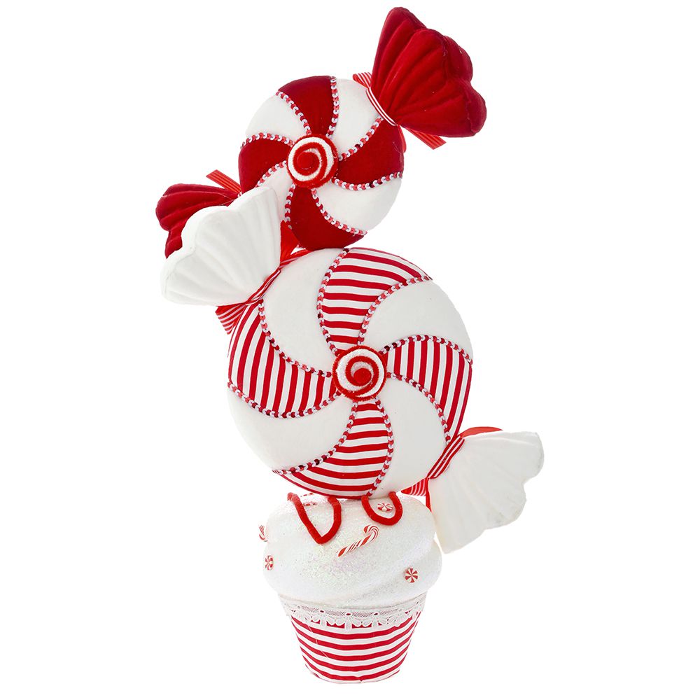 78216 DEKORATIVNE PLIŠANE BOMBONE U SAKSIJI 41X22X69 CM