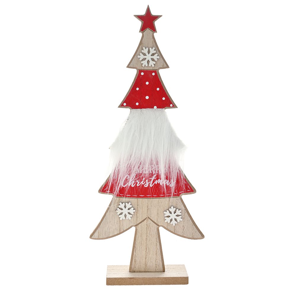 DRVENA JELKICA SA KRZNOM 13*5*31 CM