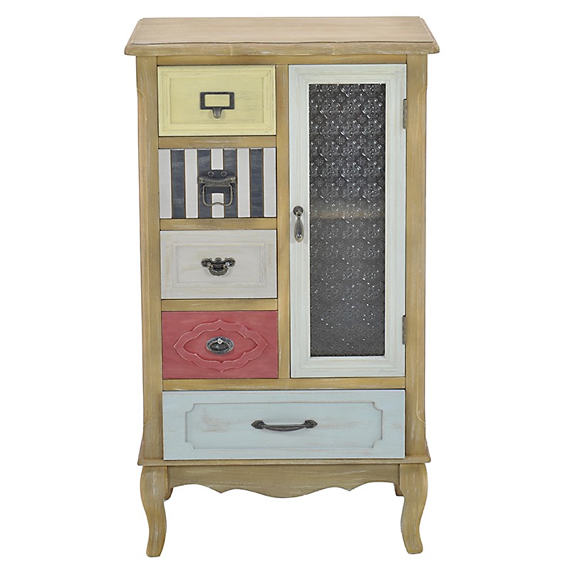 3504870015 DRVENA KOMODA MULTI COLOR 53*30*92cm