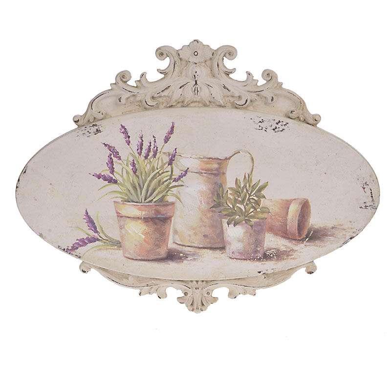3902600016 DRVENA SLIKA DEZEN LAVANDA 40*1.5*30cm