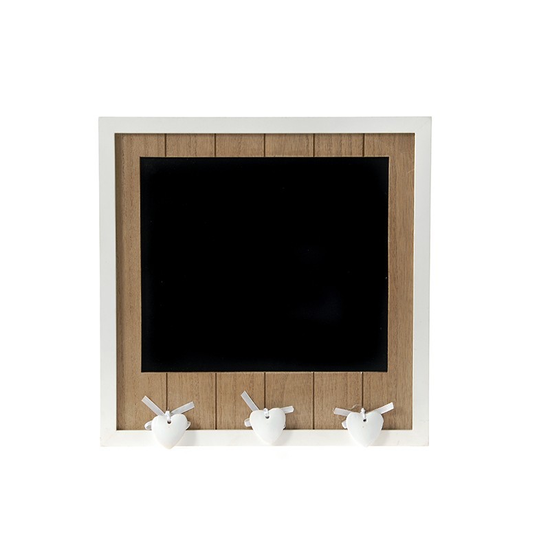52533 DRVENA TABLA SA BELIM SRCIMA 37*37cm