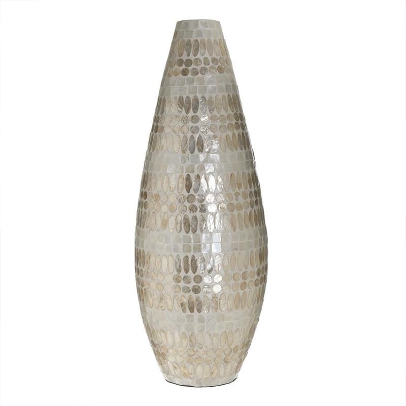 3705640096 DRVENA VAZNA OBLOŽENA SEDEFOM BEŽ ZLATNA 22X60 CM