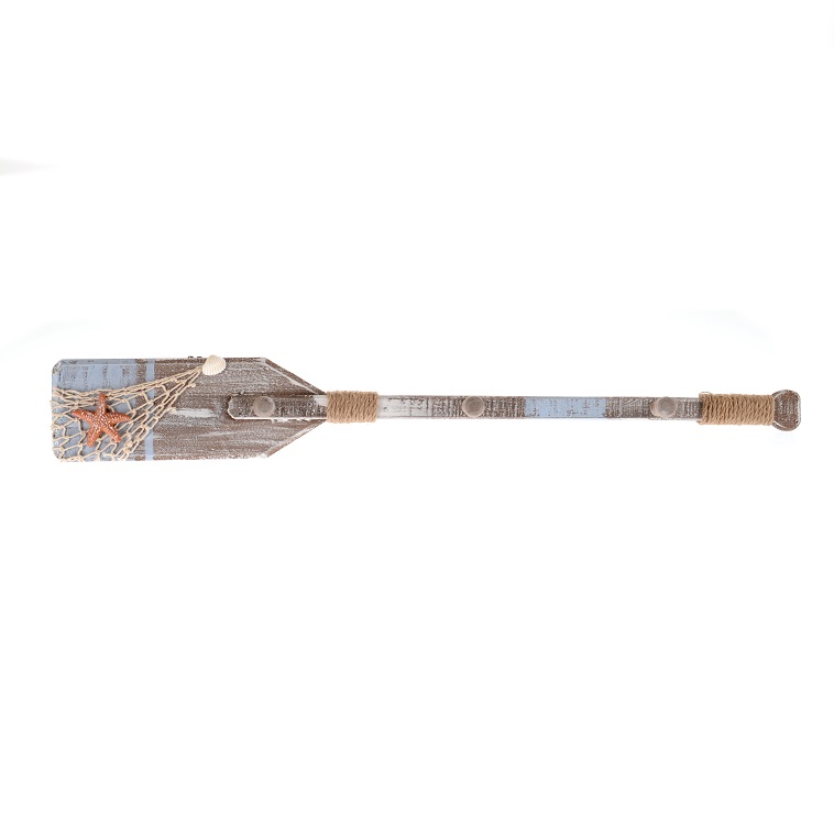 4705110053 DRVENA ZIDNA VESALICA U OBLIKU VESLA 68*4*9cm 