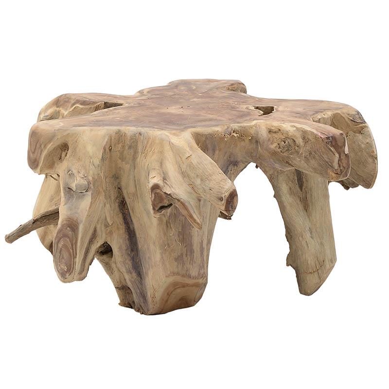 3507220009 DRVENI KLUB STO NATURAL 80X70X42 CM
