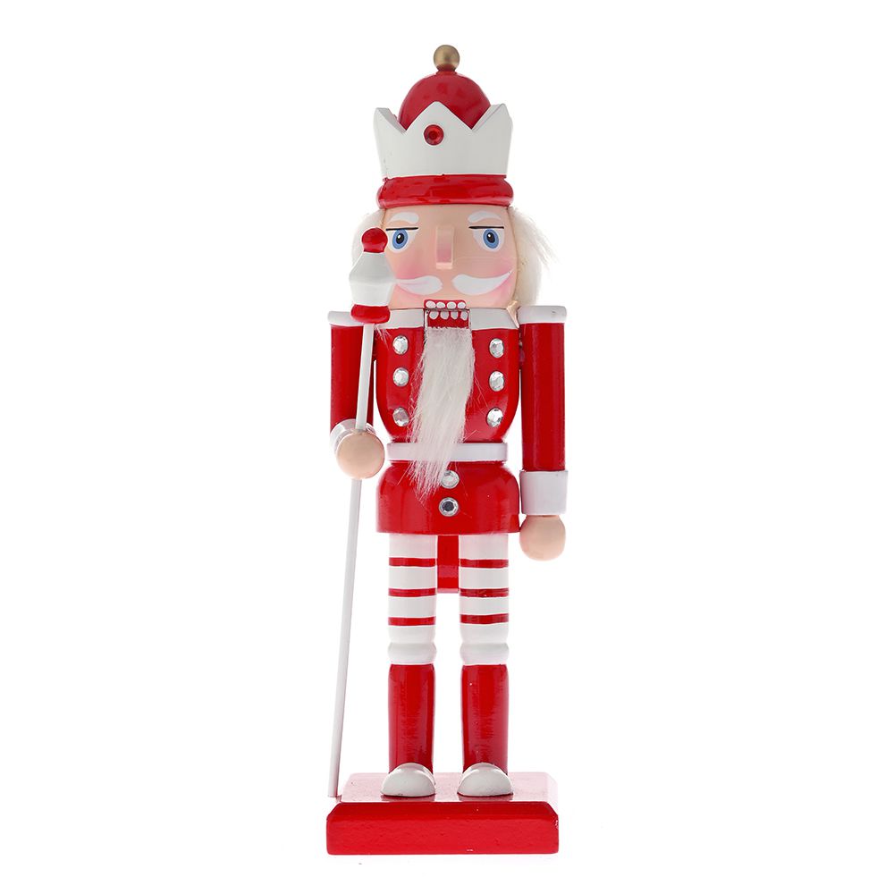 82077 DRVENI KRCKO ORAŠČIĆ CRVENO BELI SVIRA DOBOŠ 10X8X40 CM