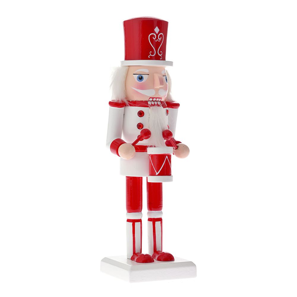 82072 DRVENI KRCKO ORAŠČIĆ CRVENO BELI SVIRA DOBOŠ 10X8X40 CM