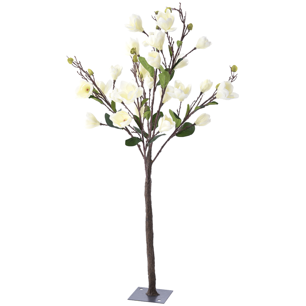 65200 DRVO OD VEŠTAČKOG CVEĆA MAGNOLIJA BELA 140cm