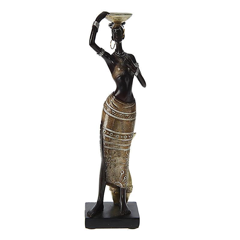 3705470416 FIGURA AFRIKANKA OD POLIREZINA 7*6*28cm