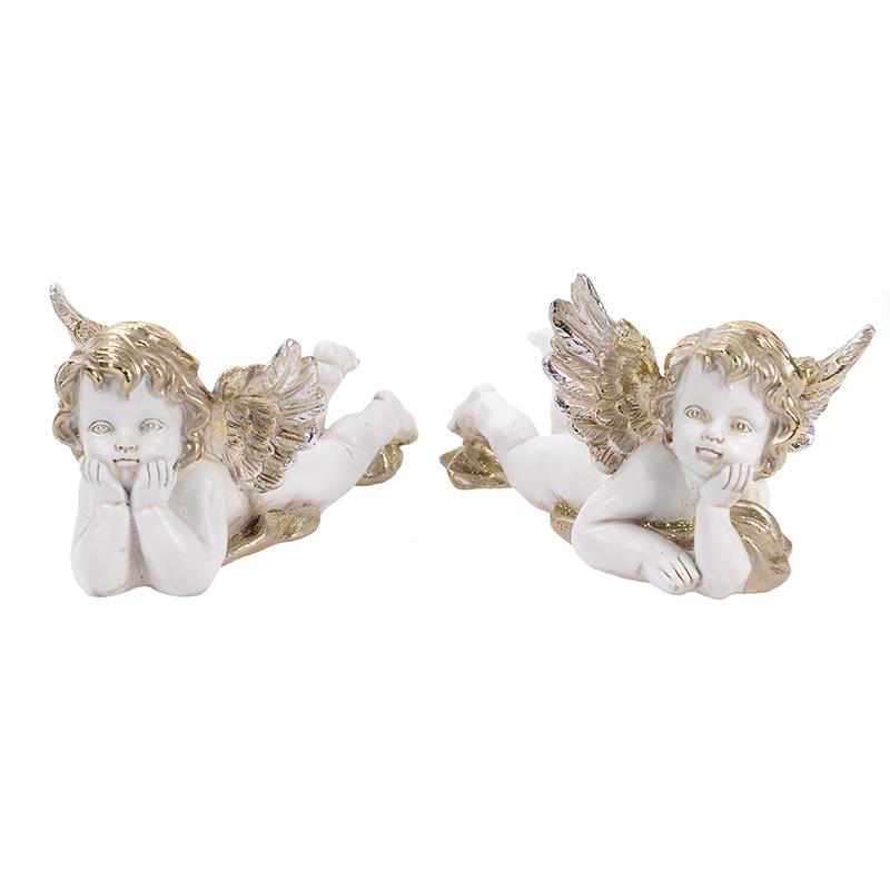 2701460139 FIGURA ANDJEO BELO-ZLATNI 2 MODELA SET OD 2 KOMADA