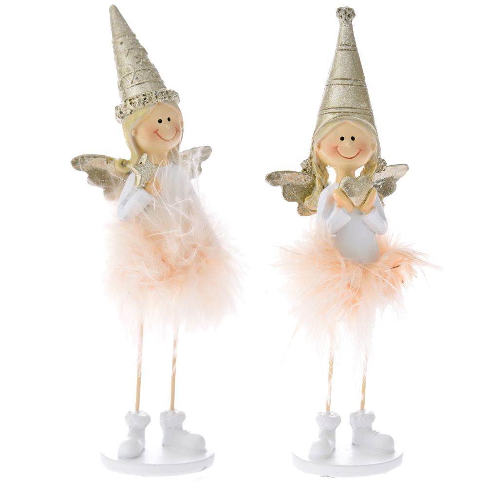 72163 FIGURA ANĐEO ROZE OD POLIREZINA 5*19cm