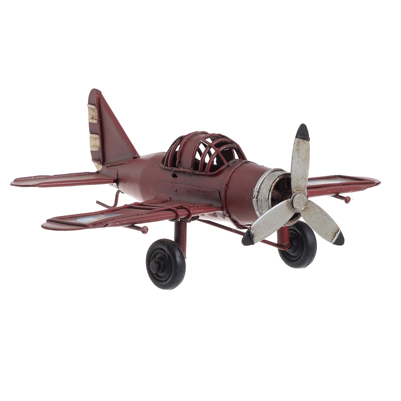 3707260226 FIGURA AVION METALNI 17*14.5*6cm