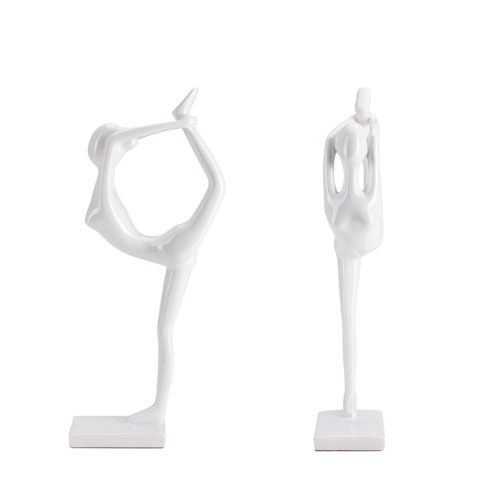 D-148 FIGURA DEVOJKA BELA 27 CM