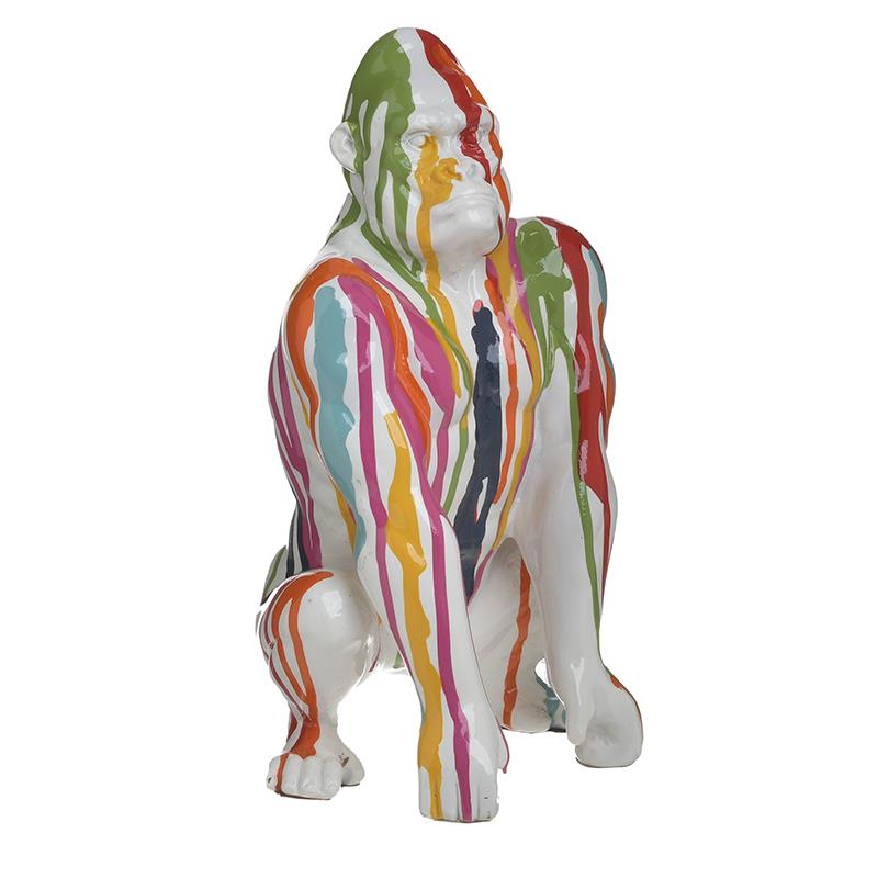 3707720062 FIGURA GORILA POP ART OD POLIREZINA 13X13X24 CM