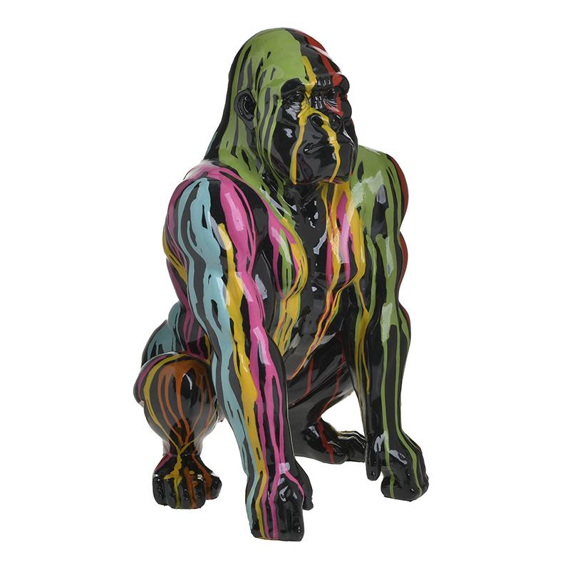 3707720058 FIGURA GORILA POP ART OD POLIREZINA 26X28X46 CM