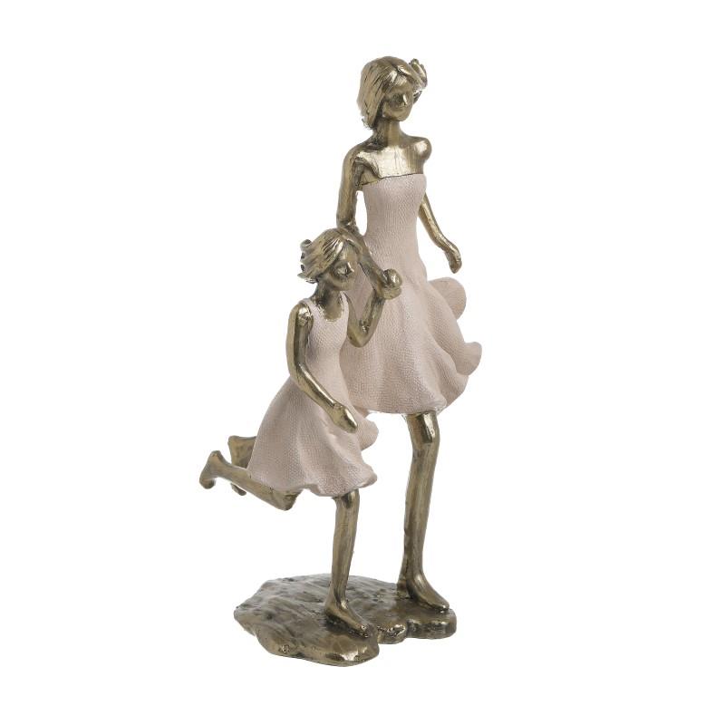 3704010131 FIGURA OD POLIREZINA MAMA I ĆERKA 12X12X24 CM