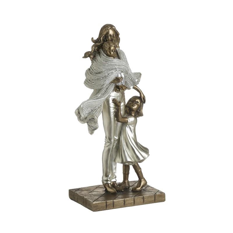 3704010160 FIGURA OD POLIREZINA MAMA I ĆERKA 12X8X25 CM