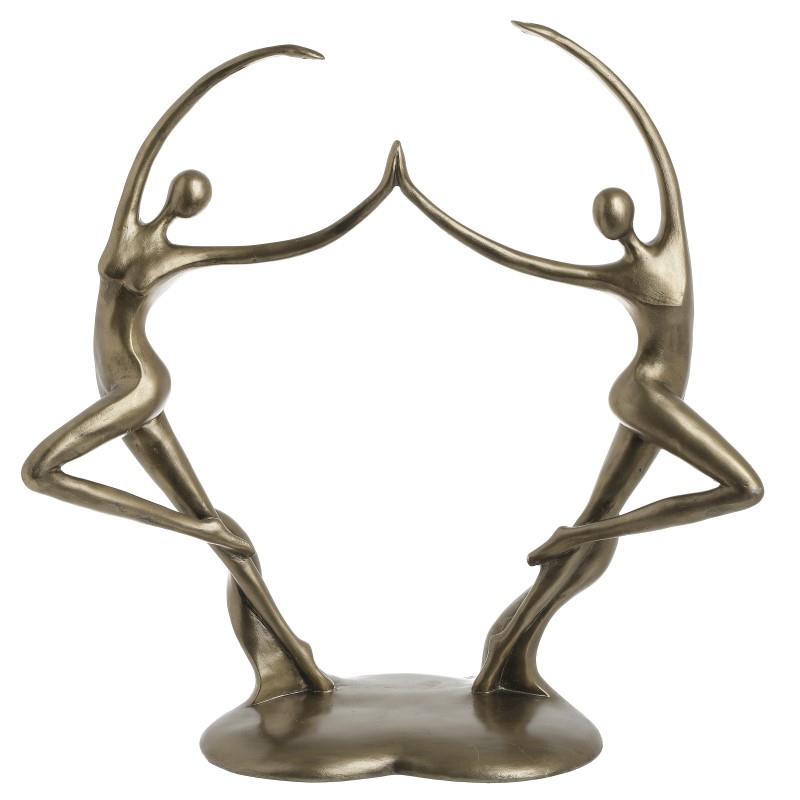 3704010133 FIGURA OD POLIREZINA ZLATNA 30X16X30 CM