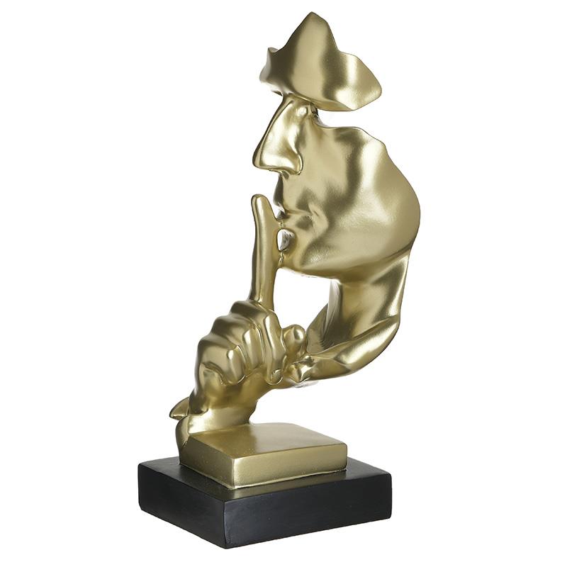 3700390018 FIGURA ZLATNA OD POLIREZINA 13X12X31 CM