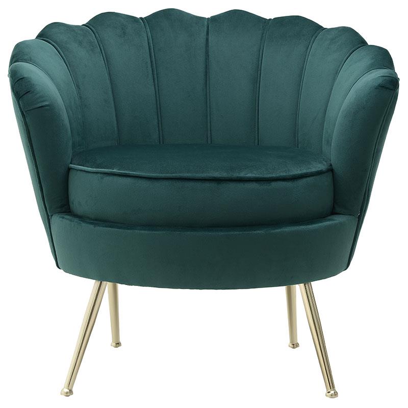 7500450023 FOTELJA TAPACIRANA PLIŠEM 78*78*78/48cm