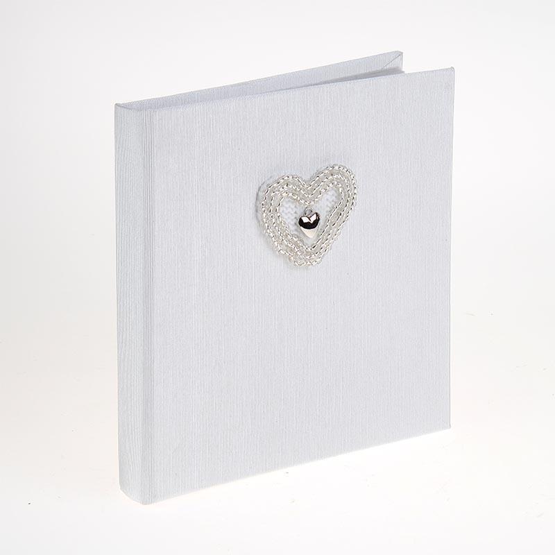3309000049 FOTOALBUM ZA SLIKE SA VENČANJA SA SATENSKIM KORICAMA 13*18cm