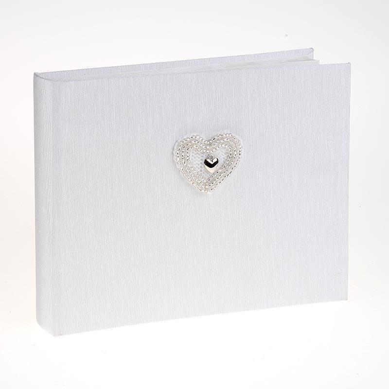 3309000048 FOTOALBUM ZA SLIKE SA VENČANJA SA SATENSKIM KORICAMA 27*22cm