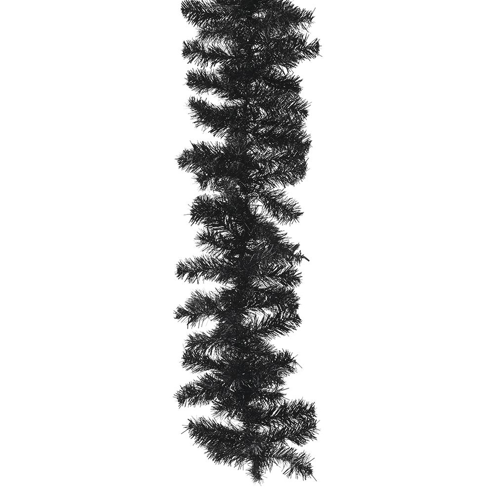 GIRLAND CRNI 270 CM-180 GRANA 14 CM
