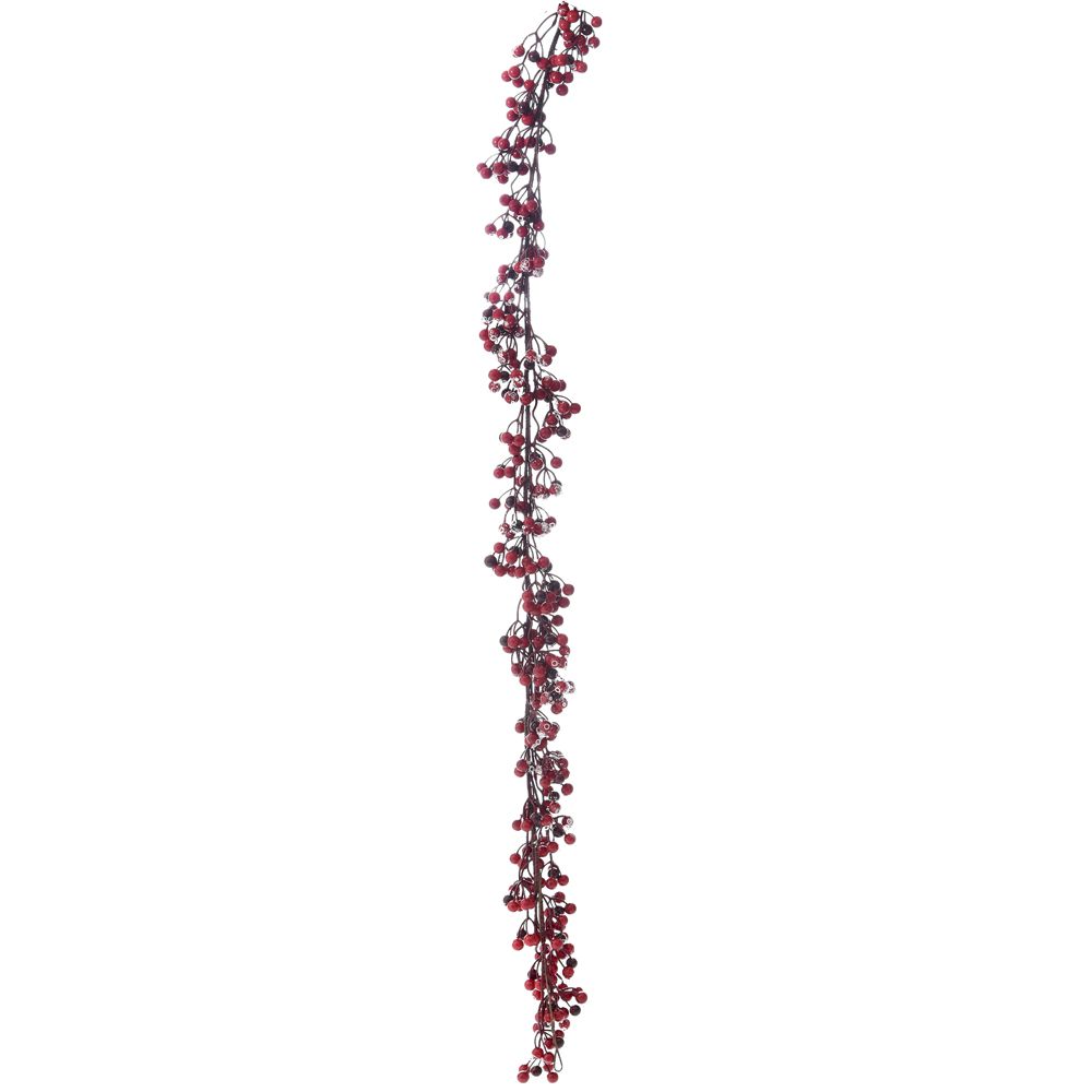 72507 GIRLAND CRVENI SA BOBICAMA 180 CM
