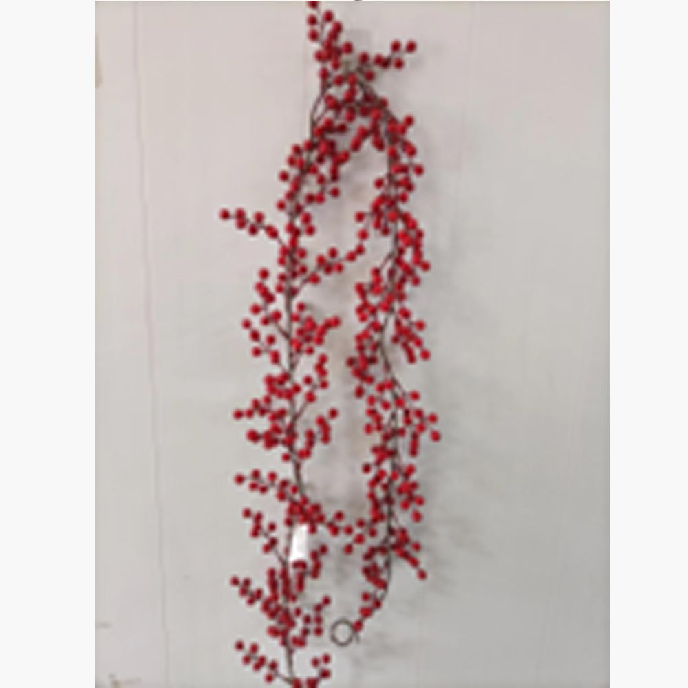 GIRLAND SA CRVENIM BOBICAMA 180 CM