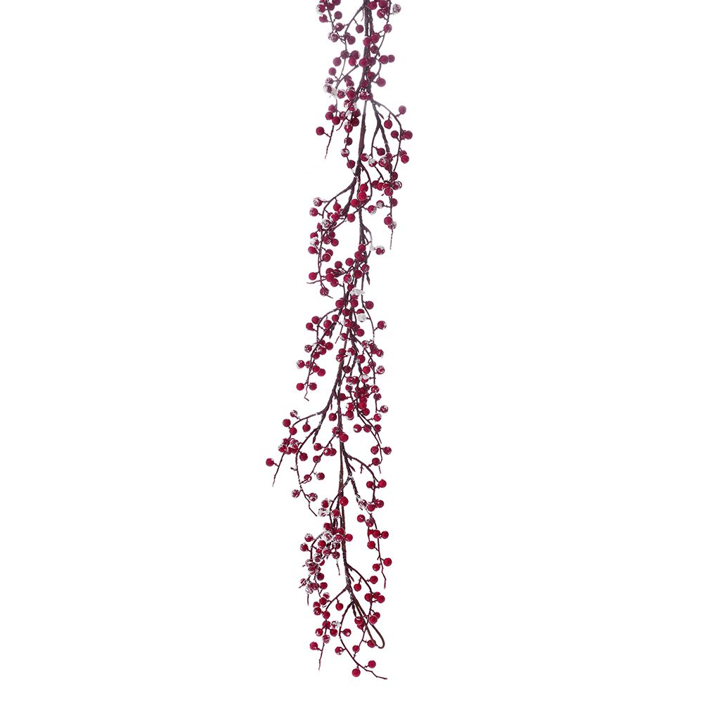 GIRLAND SA CRVENIM BOBICAMA  180 CM