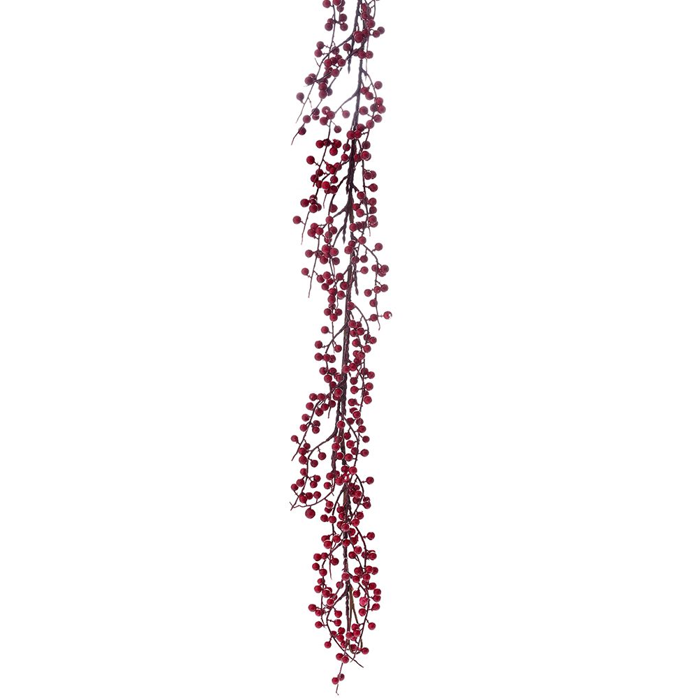 GIRLAND SA CRVENIM BOBICAMA  180 CM