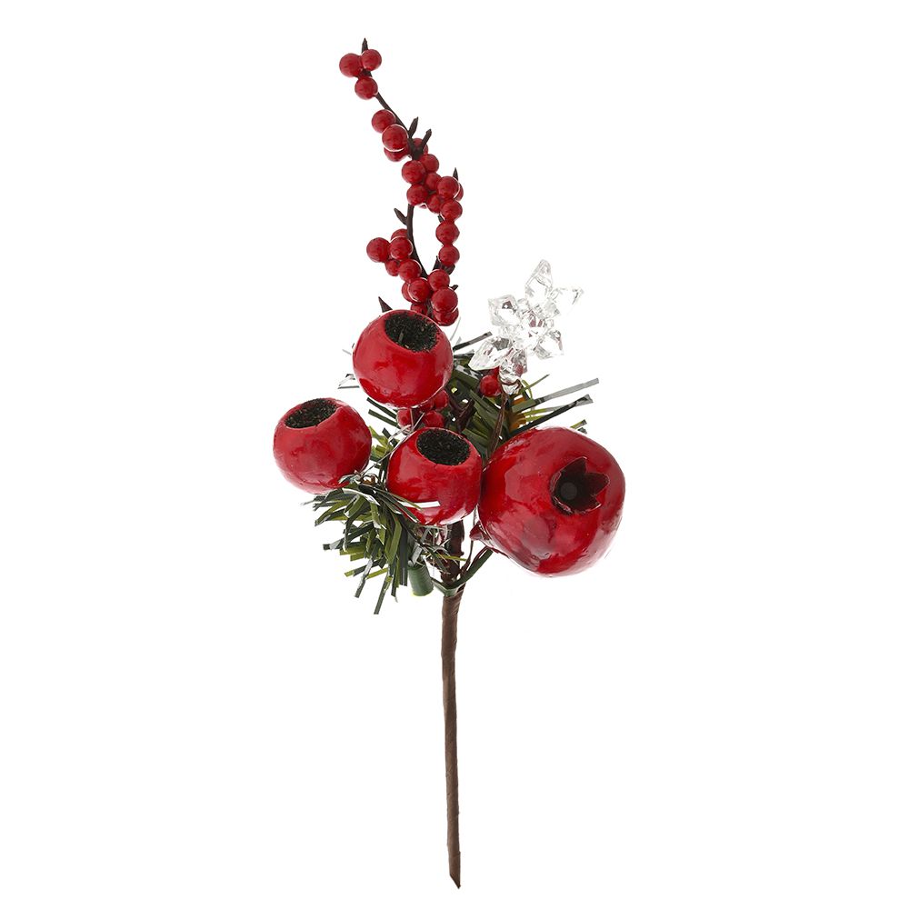 79722 GRANČICA SA CRVENIM BOBICAMA 23 CM