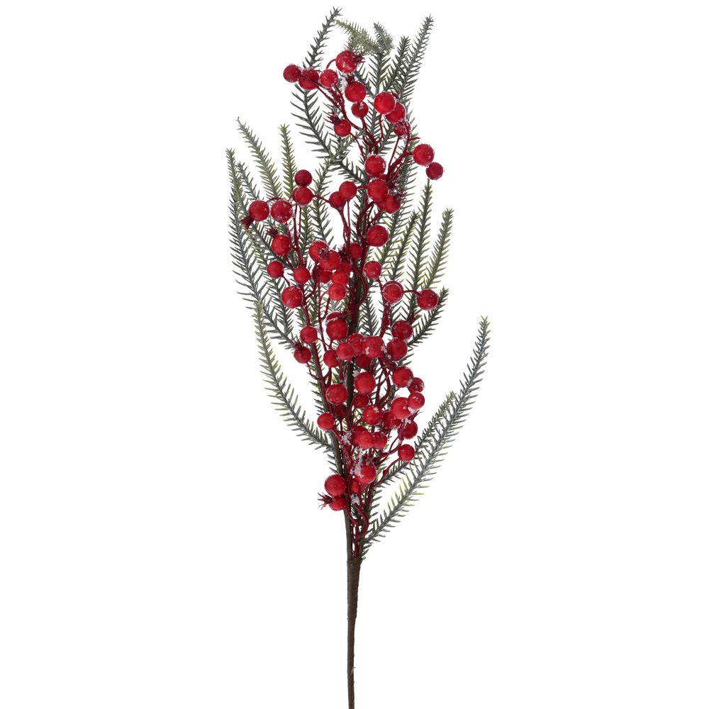 67061 GRANČICA SA CRVENIM BOBICAMA 70 CM