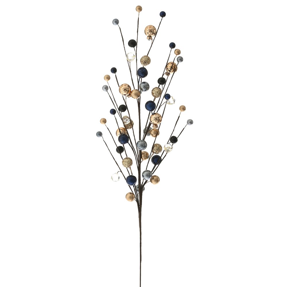 79739 GRANČICA SA ŠARENIM PERLAMA 75 CM