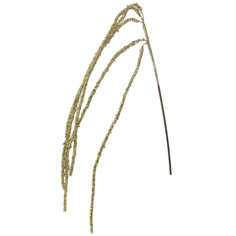 75458 GRANČICA VISEĆA ZLATNA SA KAMENČIĆIMA X5 55X50 CM