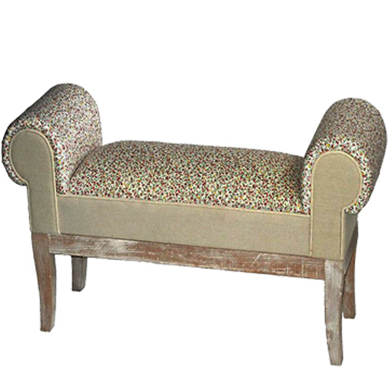33507210077 KANABE-STOLICA TAPACIRAN PLATNOM CVETNI DEZEN 104*30*54cm