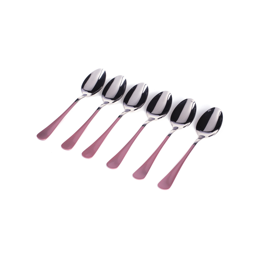 D-629 KAŠIKE S/6 ROZE, CRNE, BELE
