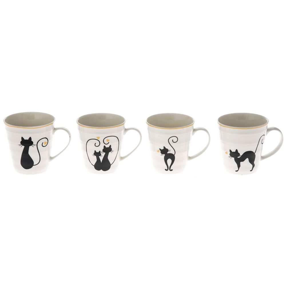 66167 KERAMIČKA ŠOLJA 4 MODELA 9*10cm