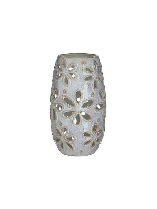 3700780032 KERAMIČKA VAZA KREM 14X26 CM