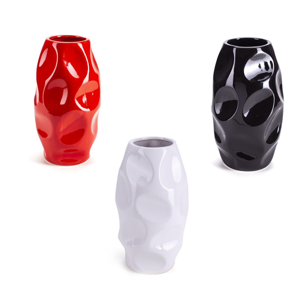 D-310 KERAMIČKA VAZNA CRVENA 20 CM