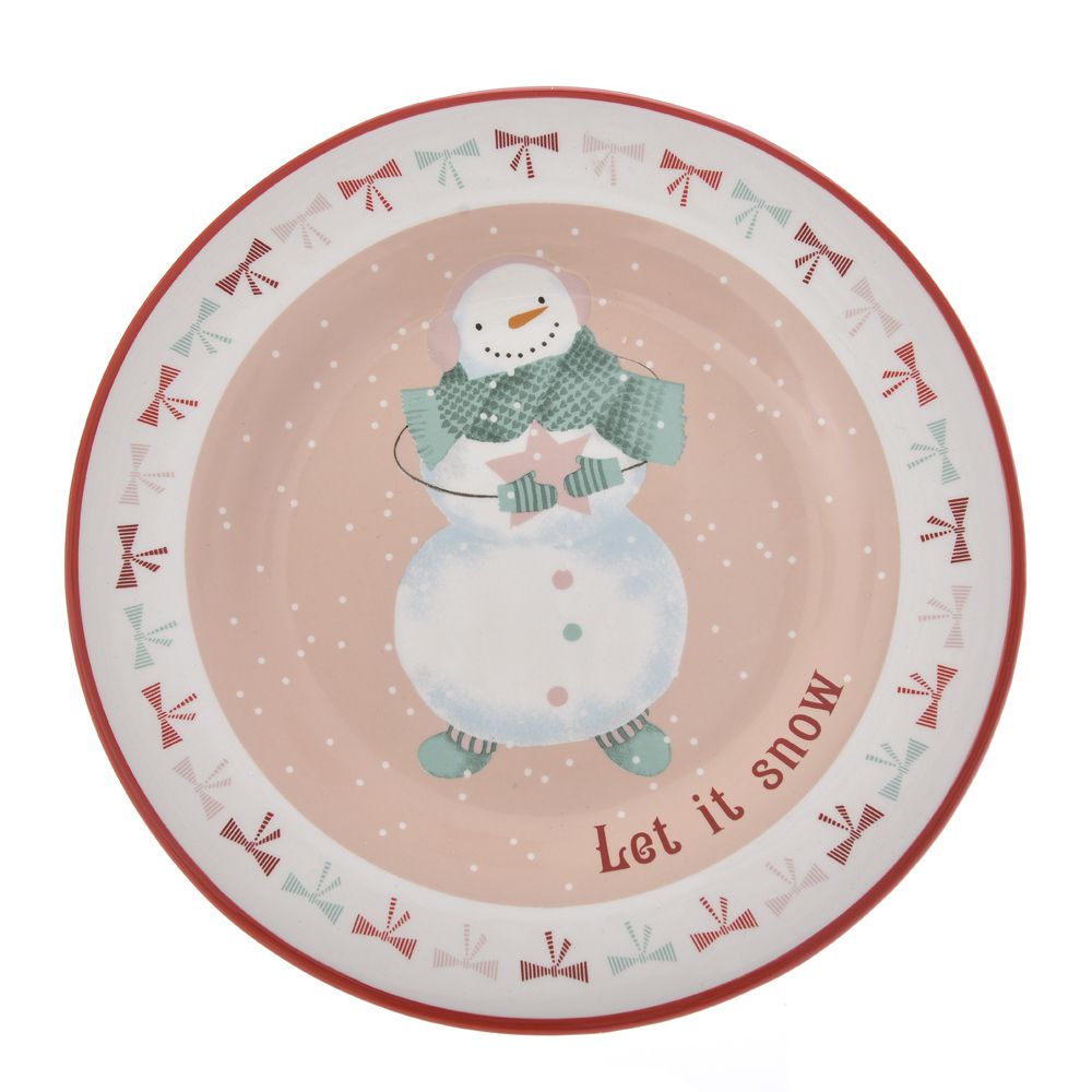 76280 KERAMIČKI TANJIR DEZEN SNEŠKO 20 CM
