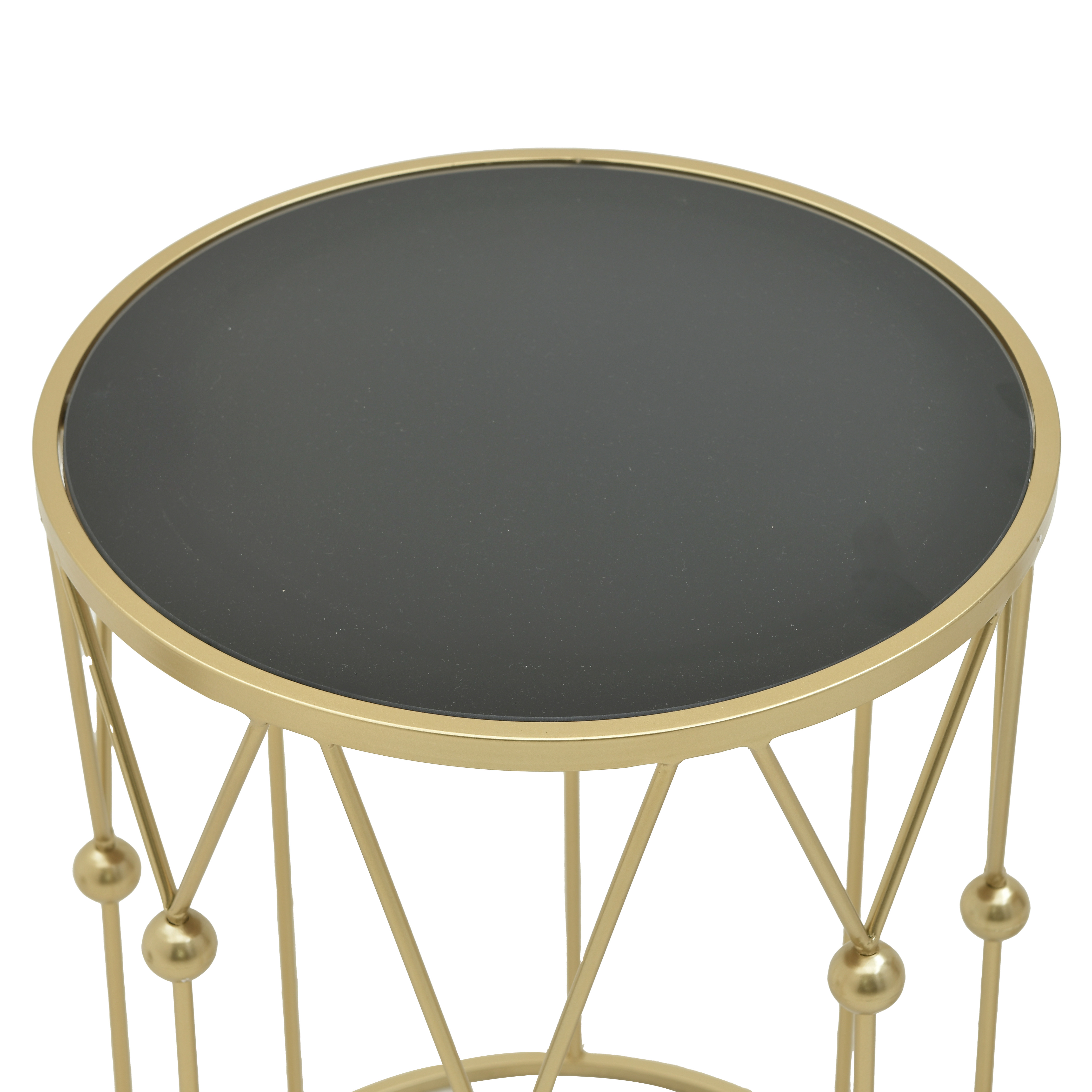 3506980047 STO METAL STAKLO CRNO ZLATNI /2 40X55 CM