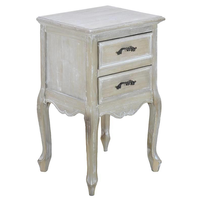 3505220005 KOMODA DRVENA BEŽ SA 2 FIOKE 41*35*67cm
