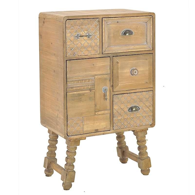 3505330010 KOMODA DRVENA NATURAL BOJI 