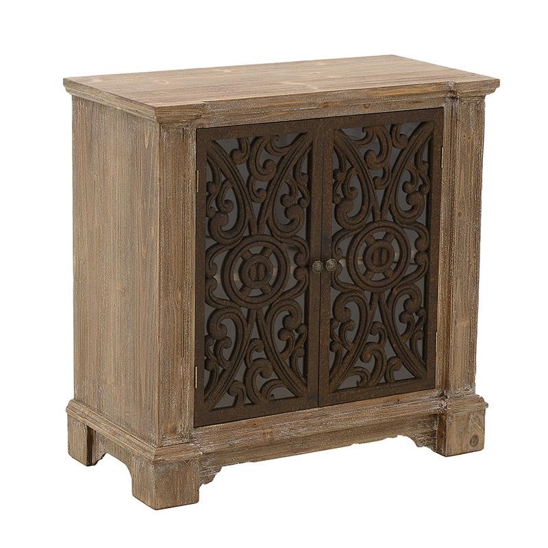 3509370003 KOMODA DRVENA NATURAL BRAON 81*40*82cm