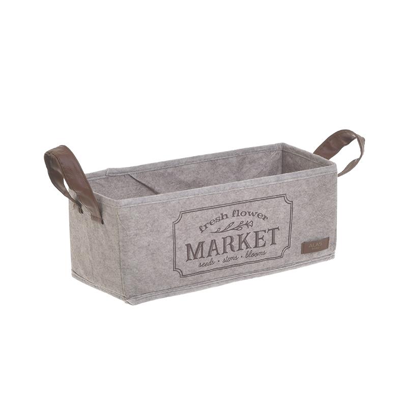 6707950018 KORPICA POSTAVLJENA PLATNOM BEŽ 56X42 CM